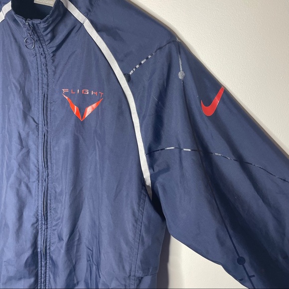Nike Flight Full Zip Warm-Up Windbreaker Jacket S - Picture 4 of 9